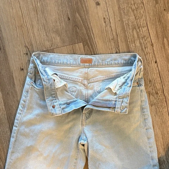 MOTHER The Cowabunga High-Rise Flare JeansLight WashSize 27